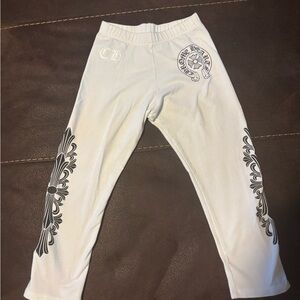 Chrome Hearts Kids Leggings with Black Designs